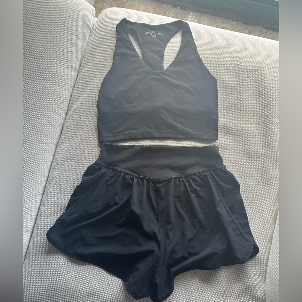 Aerie Offline Sports Bra and Shorts